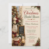 Invitation Noël Fête de Mariage (Devant)