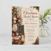 Invitation Noël Fête de Mariage (Debout devant)