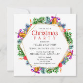 Invitation Noël Fête de Noël (Devant)