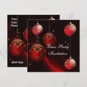 Invitation Noël Fête de Noël (Devant / Derrière)