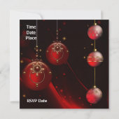 Invitation Noël Fête de Noël (Dos)