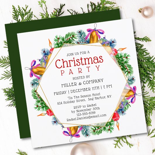 Invitation Noël Fête de Noël