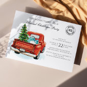 Invitation Noël Fête d'entreprise Logo annuel