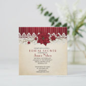 Invitation Noël Fête des mariées de vacances d'hiver (Debout devant)