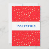 Invitation Noël Fête d'hiver Il fait froid dehors (Dos)