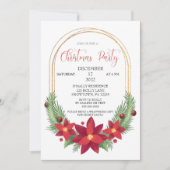 INVITATION NOËL FÊTE INVITATION, FÊTE DE VACANCES (Devant)