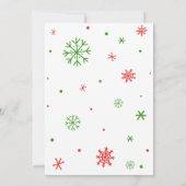 Invitation Noël Gnomes Fun Noël Fun (Dos)