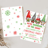 Invitation Noël Gnomes Fun Noël Fun