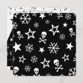 Invitation { Noël gothique } { Fête des fêtes } (Devant / Derrière)