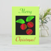 Invitation Noël Holly IV (Debout devant)