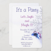 Invitation Noël Jingle (Devant / Derrière)