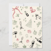 Invitation Noël Jingle et Mingle invitation, Noël (Dos)