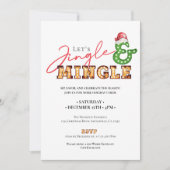 Invitation Noël Jingle Mingle Marquee (Devant)