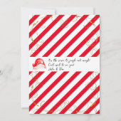 Invitation Noël Jingle Mingle Marquee (Dos)