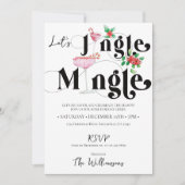 Invitation Noël Jingle Mingle Noël Fête de la saison (Devant)