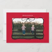 Invitation Noël joyeux et gai (Dos)