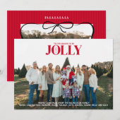 Invitation Noël joyeux et gai (Devant / Derrière)