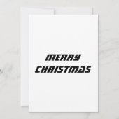 Invitation Noël L'Invitation Snowman (Dos)