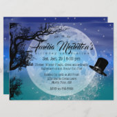 Invitation Noël magique d'hiver (Devant / Derrière)