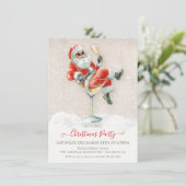 Invitation Noël Martini Cocktail Noël (Debout devant)