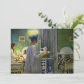 Invitation Noël matin, Fête de Saint Lucy (Debout devant)