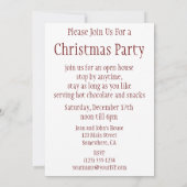 Invitation Noël mignon, Père Noël avec chatons et chats ! (Dos)