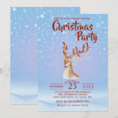 Invitation Noël minimaliste (Devant / Derrière)