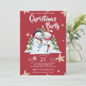 Invitation Noël minimaliste (Debout devant)