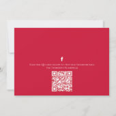 Invitation Noël Mistletoe Social Media QR Code (Dos)