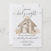 Invitation Noël Neutre Neutre Boho (Devant)