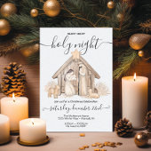 Invitation Noël Neutre Neutre Boho