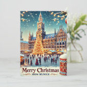 Invitation Noël nostalgique à Munich - Charme de vacances (Debout devant)