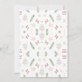 Invitation Noël Oh Quel Amusant Premier Anniversaire Invitati (Dos)