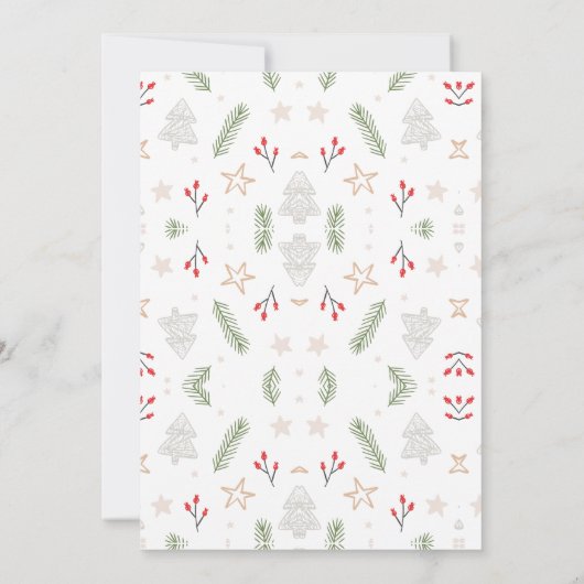 Invitation Noël Oh What Fun 2e anniversaire (Dos)