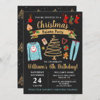 Noël Pajama Party Boys Sleepover Anniversaire
