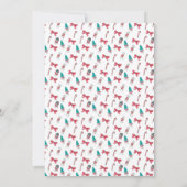 Invitation Noël patriotique personnalisé (Dos)