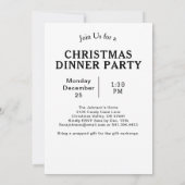 Invitation Noël Père Noël & Arbre Ajouter Deux Photos Vacance (Dos)