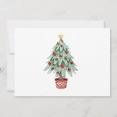 Invitation Noël Père Noël Onederful 1er anniversaire de fête (Dos)