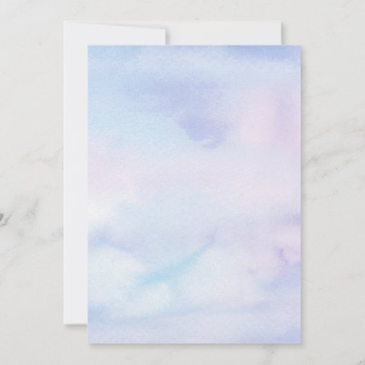 Invitation Noël Premier anniversaire (Dos)