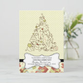 Invitation Noël rétro (Debout devant)