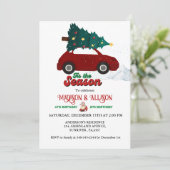 Invitation Noël Retro Super jumeaux fête d'anniversaire (Debout devant)