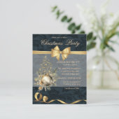 Invitation Noël Ruban de l'arbre de Noël Boule de Fête de Noë (Debout devant)