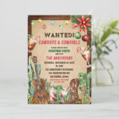 Invitation Noël Russe Cowboy Fête de Noël (Debout devant)