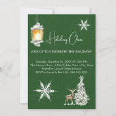 Invitation Noël rustique traditionnel (Devant)