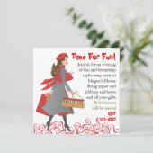 Invitation Noël Shopping (Debout devant)