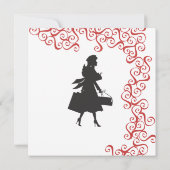 Invitation Noël Shopping (Dos)