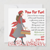 Invitation Noël Shopping (Devant)