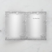 Invitation Noël Silver Winter Wonderland (Intérieur)