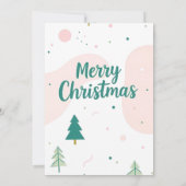 Invitation noël simple (Dos)