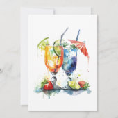 Invitation Noël simple et élégant En juillet (Dos)